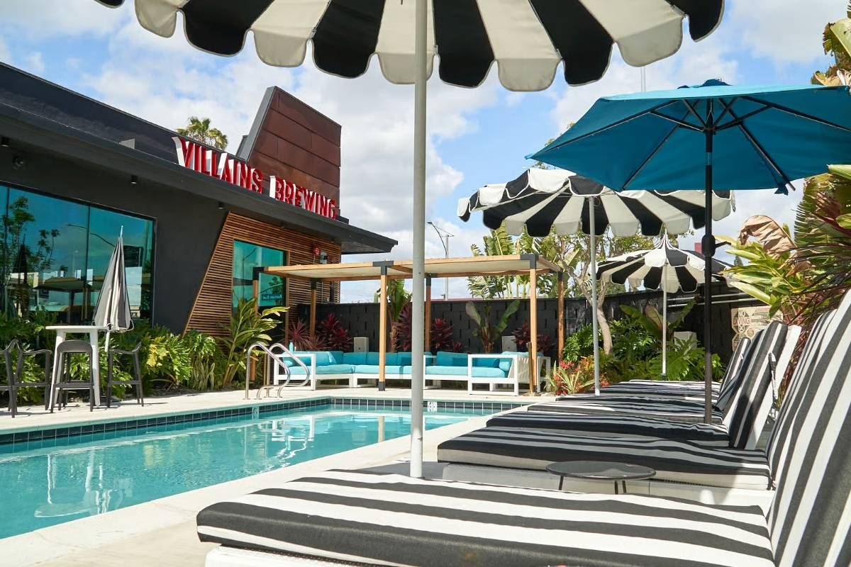Villains Brewing Company restaurant in Anaheim, California
