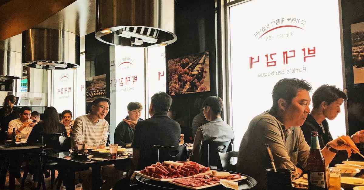 Park's BBQ restaurant in Los Angeles, California
