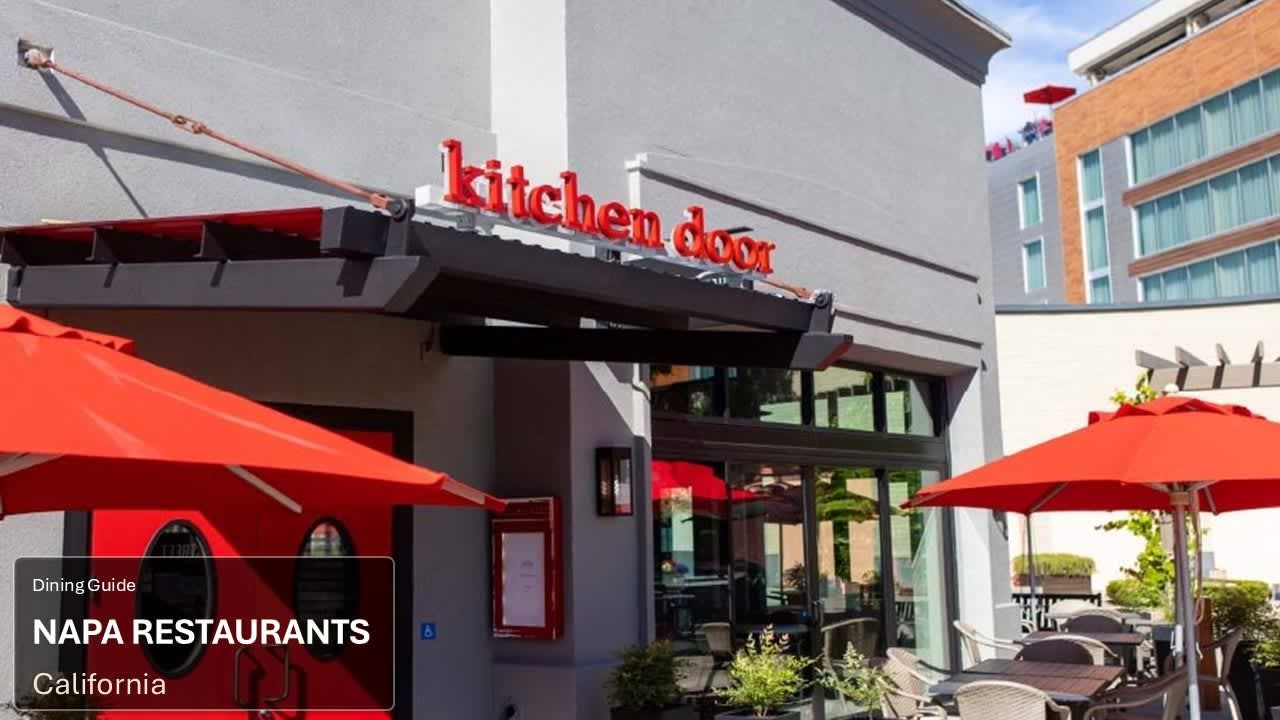 Best Restaurants in Napa, California
