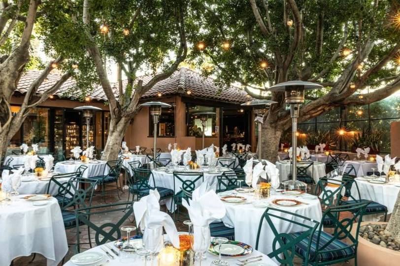 Le Vallauris restaurant in Palm Springs, California