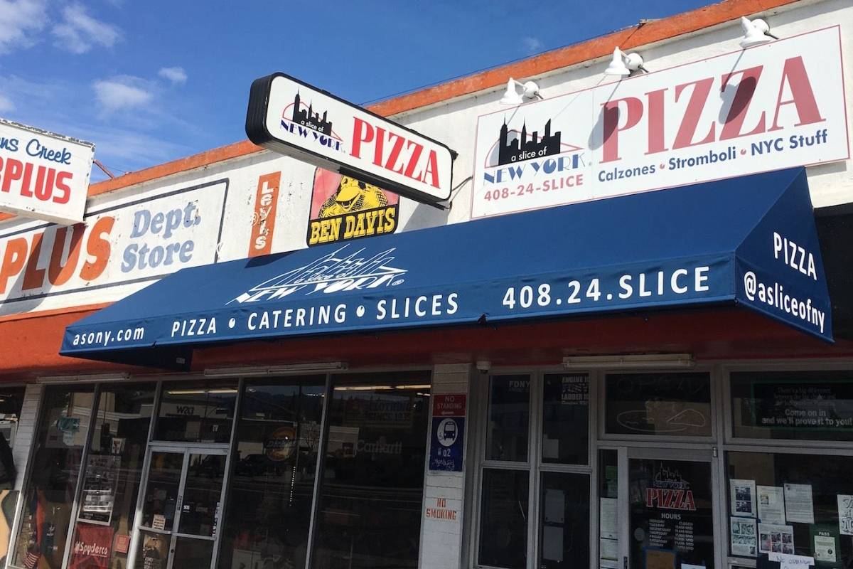 A Slice of New York restaurant in San Jose, California