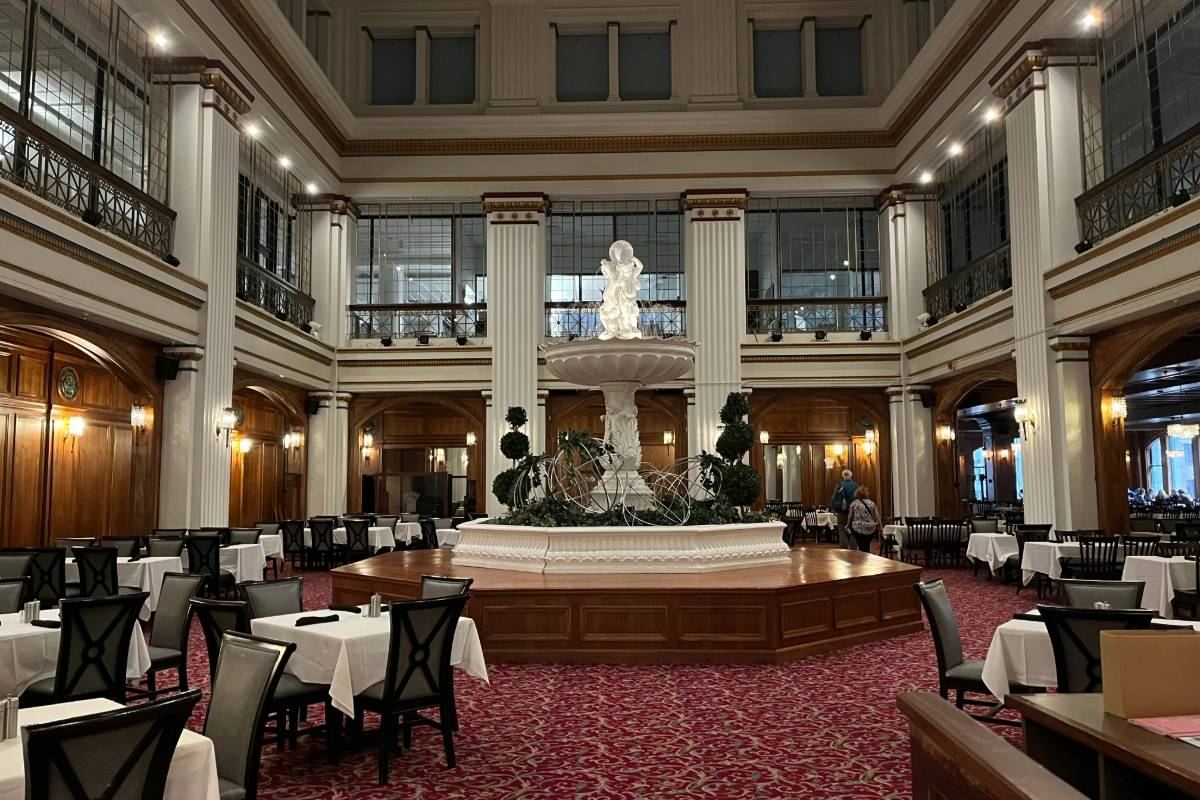 The Walnut Room restaurant in Chicago, Illinois