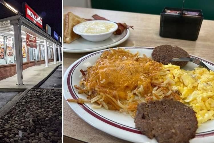 Huddle House restaurant in Seneca, South Carolina