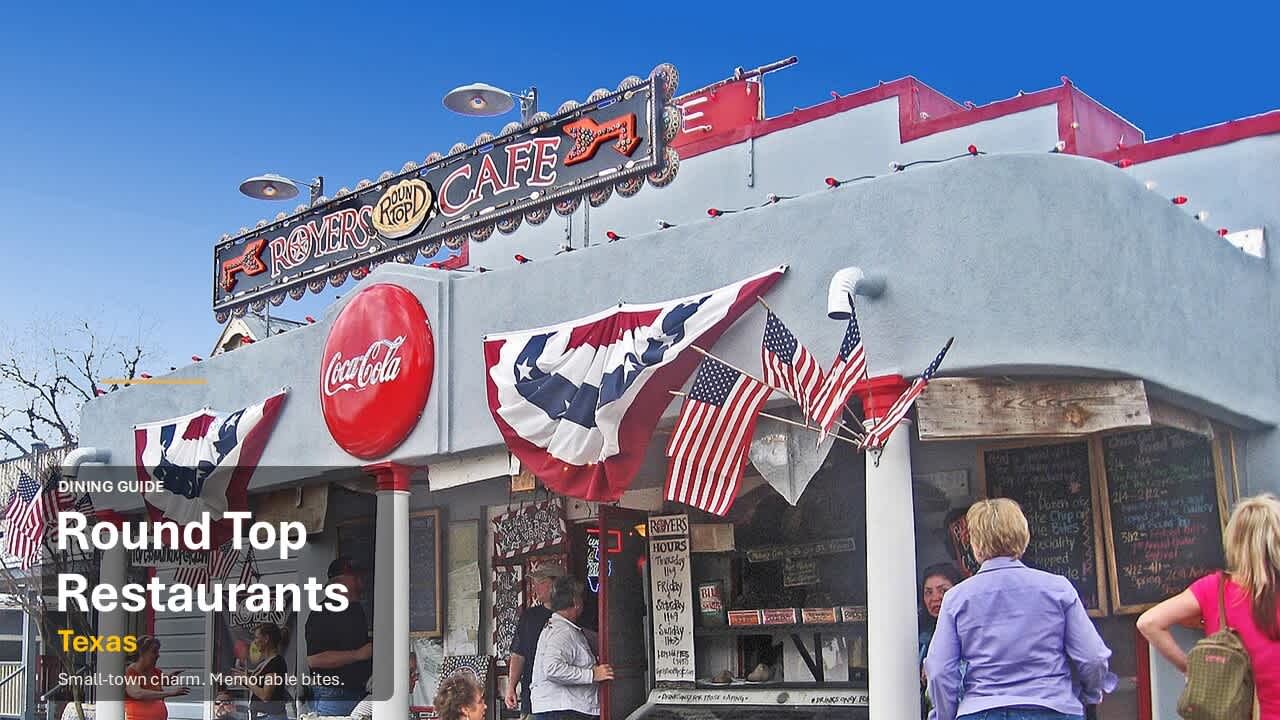 Best Restaurants in Round Top, Texas