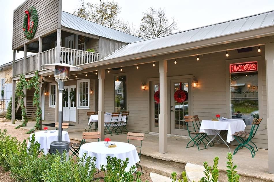 Lulu's Round Top restaurant in Round Top, Texas