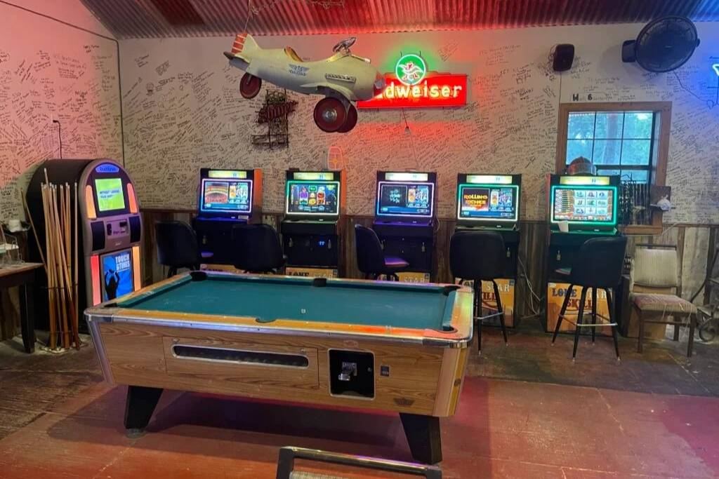Paw-Paw's FireHouse & Cafe restaurant in Round Top, Texas