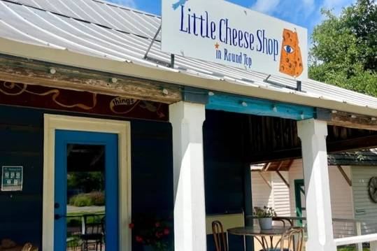 The Little Cheese Shop restaurant in Round Top, Texas